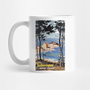 Southern England - BR,SR - Vintage Railway Travel Poster - 1960s Mug